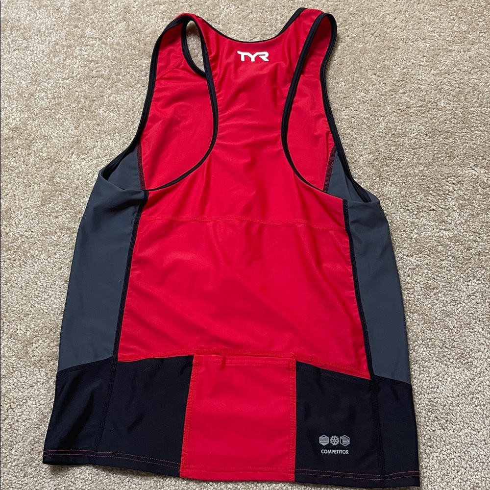 TYR Competitor Tank with front zip Size Large - Picture 4 of 8